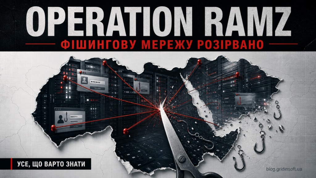 Ілюстрація Operation Ramz про зупинку фішингової та malware-інфраструктури