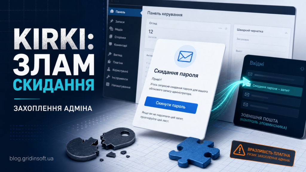 Вразливість Kirki CVE-2026-8206 зі скиданням пароля та захопленням адміністратора WordPress.