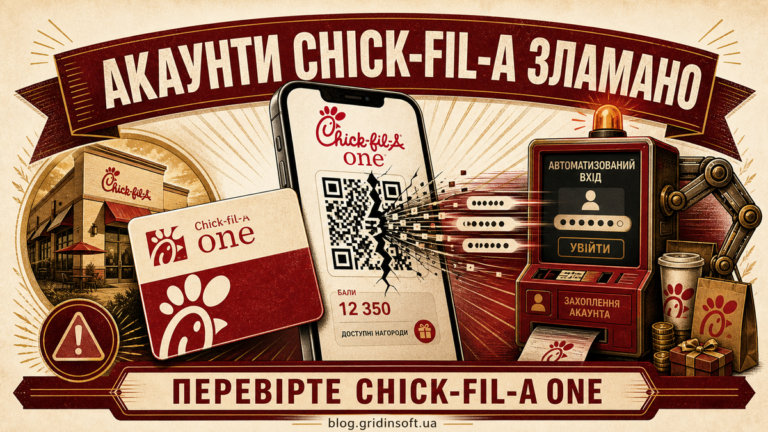 Автоматизований злам акаунта Chick-fil-A One через повторно використаний пароль.