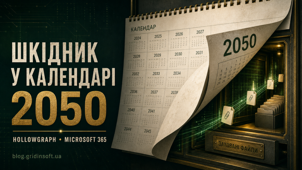 Обкладинка: HOLLOWGRAPH ховає команди у подіях календаря Microsoft 365