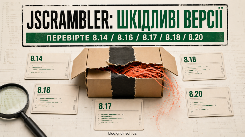 П’ять шкідливих версій Jscrambler npm для перевірки