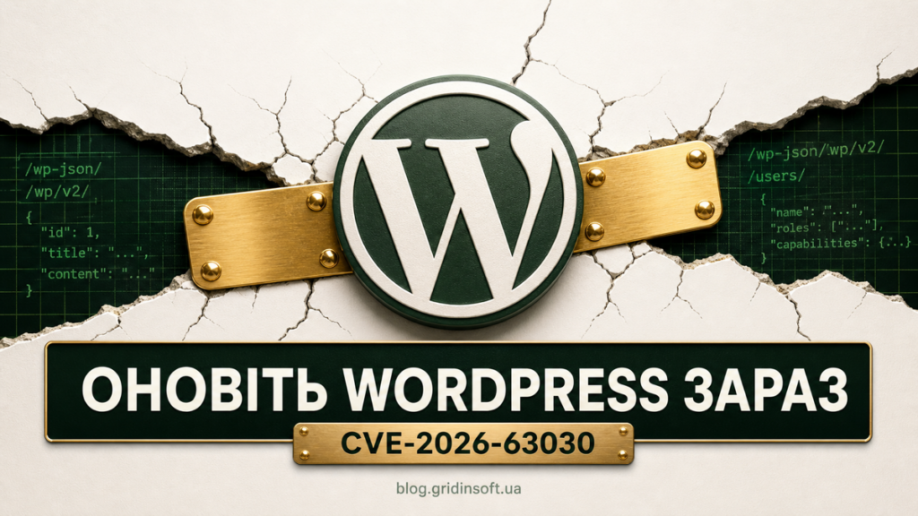 Оновлення WordPress закриває віддалене виконання коду CVE-2026-63030.