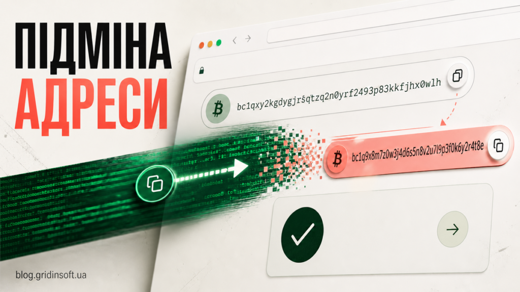 Скрипт Adform змінює скопійовану адресу криптогаманця перед підтвердженням переказу.