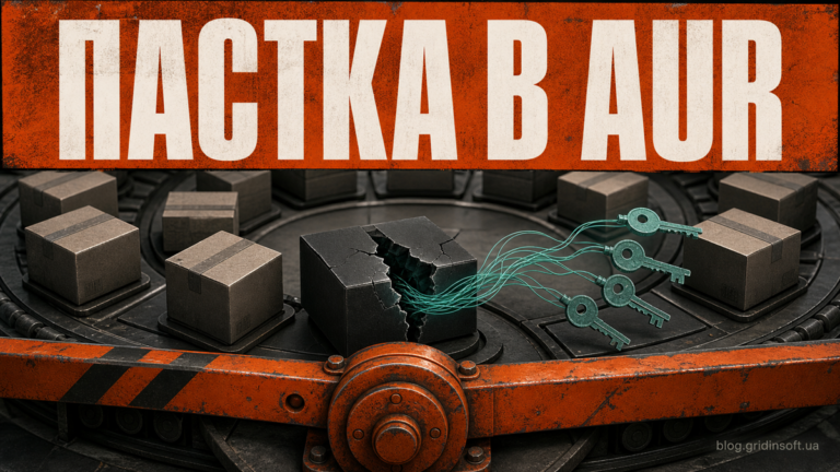 Пошкоджений пакет випускає сигнали у формі ключів на зупиненому конвеєрі репозиторію.