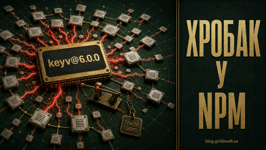 Keyv-хробак поширюється від keyv 6.0.0 через мережу залежностей npm.