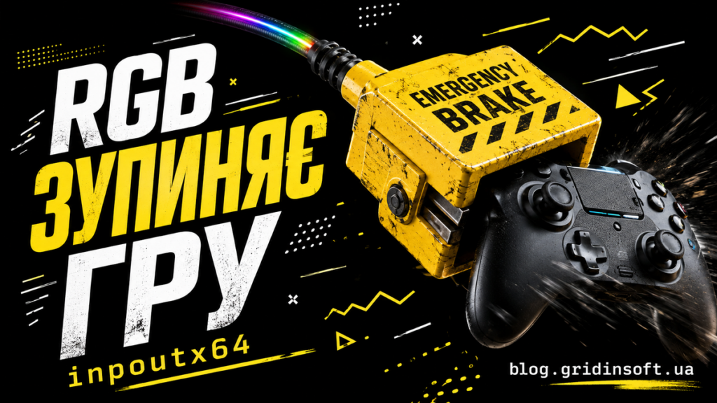 Кабель RGB-підсвічування перетворюється на аварійне гальмо, що стискає геймпад.