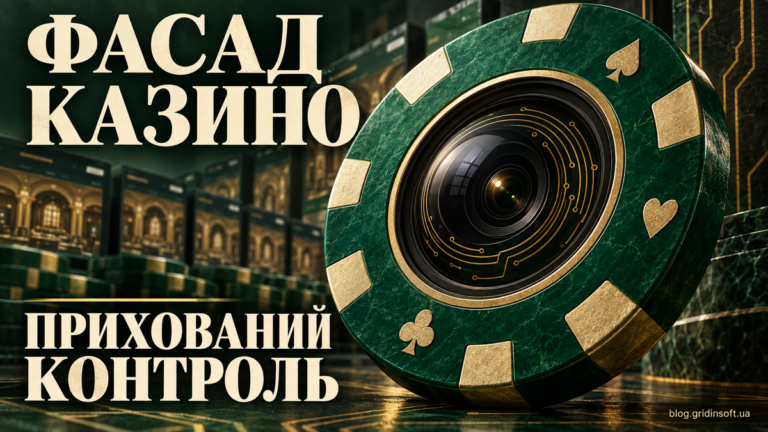 Зелена фішка казино приховує об’єктив і доріжки електронної схеми.