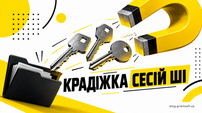Великий жовтий магніт витягує три ключі з комп’ютерної папки.