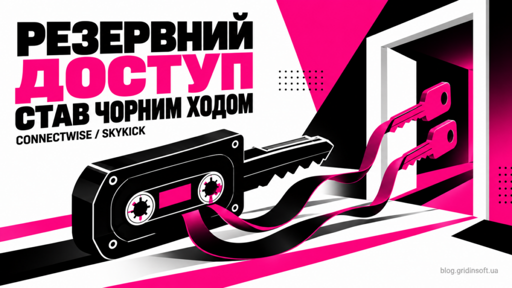 Стрічка резервного копіювання перетворюється на ключі у відчинених дверях.